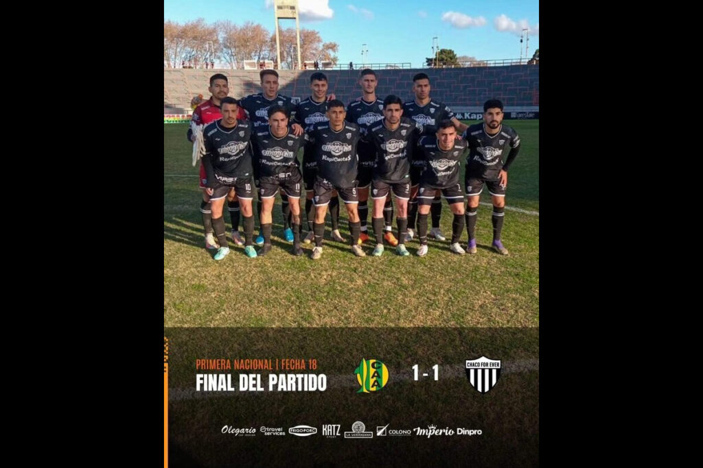 FUTBOL| PRIMERA NACIONAL: ALDOSIVI Y CHACO FOR EVER EMPATARON EN UN FINAL CON POLÉMICA