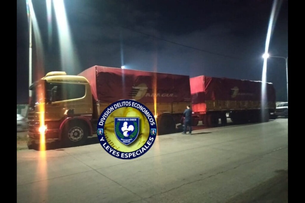 CHACO| SECUESTRAN UN CAMIÓN CON 12 TONELADAS DE PLASTICO EN RESISTENCIA: HAY DOS DETENIDOS
