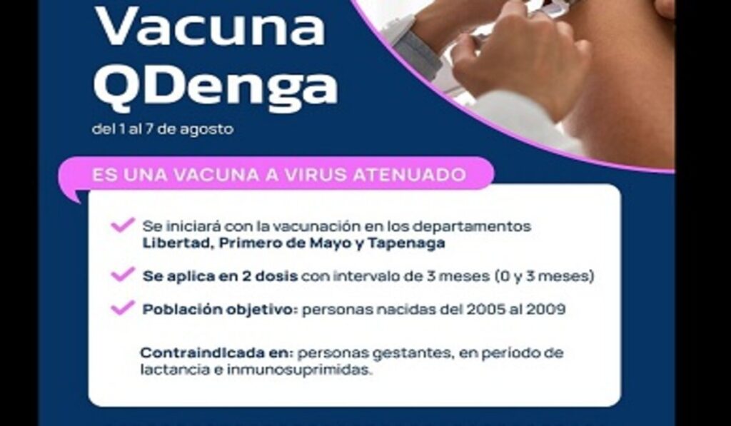 Chaco comienza a vacunar contra el dengue