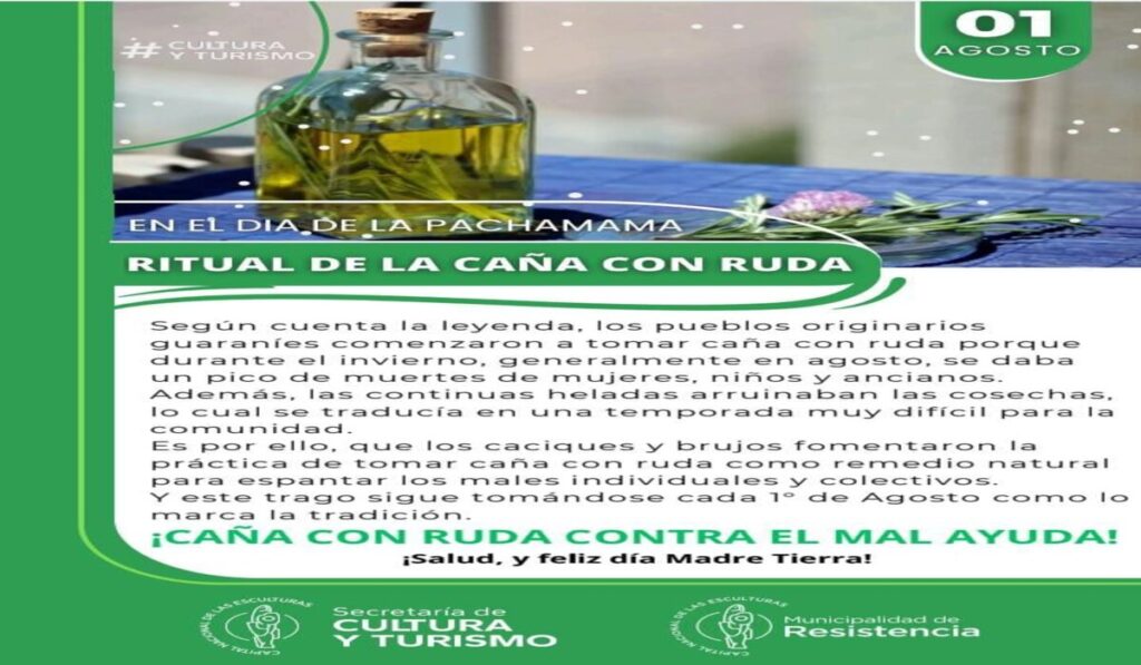 CHACO| El municipio de Resistencia invita al tradicional convite de caña con ruda «Para ahuyentar males»