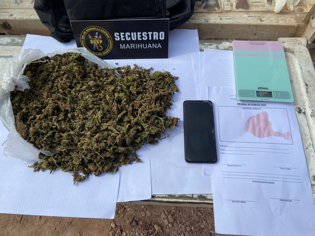 Policía del Chaco secuestra marihuana en zona de El Impenetrable