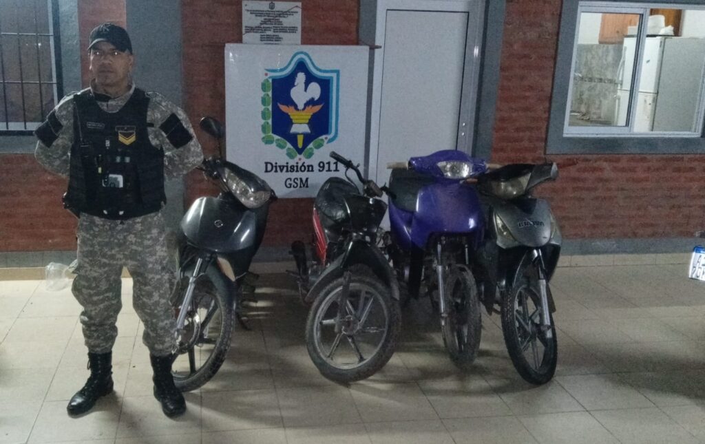 En operativo policial en el interior de Chaco se secuestran estupefacientes y varias motocicletas