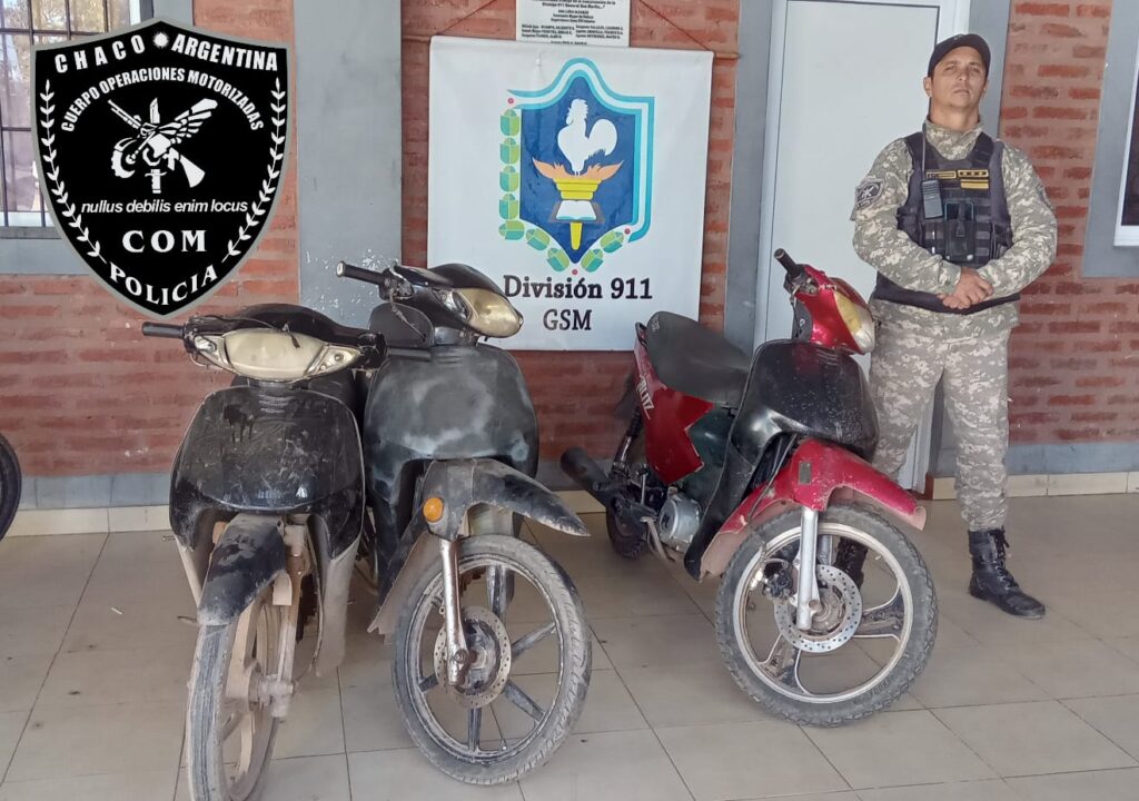 Policía del Chaco secuestra motocicletas y aprehende a sujetos en estado de ebriedad provocando disturbios en la vía pública