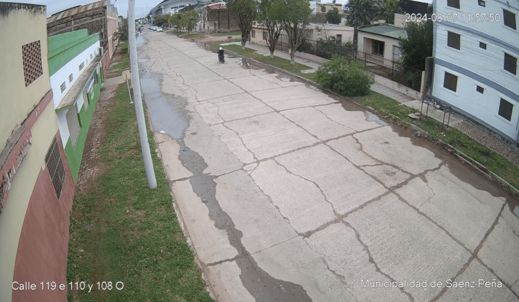 A través del Centro de Monitoreo de la segunda ciudad de Chaco se detuvo a persona por hurto, daños y lesiones