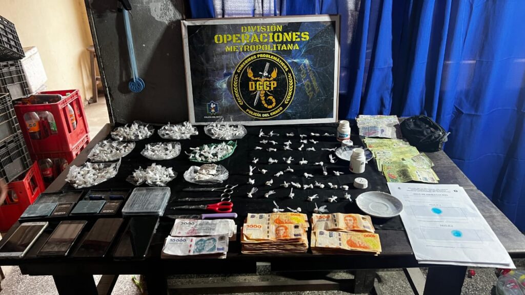 Incautan gran cantidad de cocaína en Chaco, valuada en tres millones de pesos