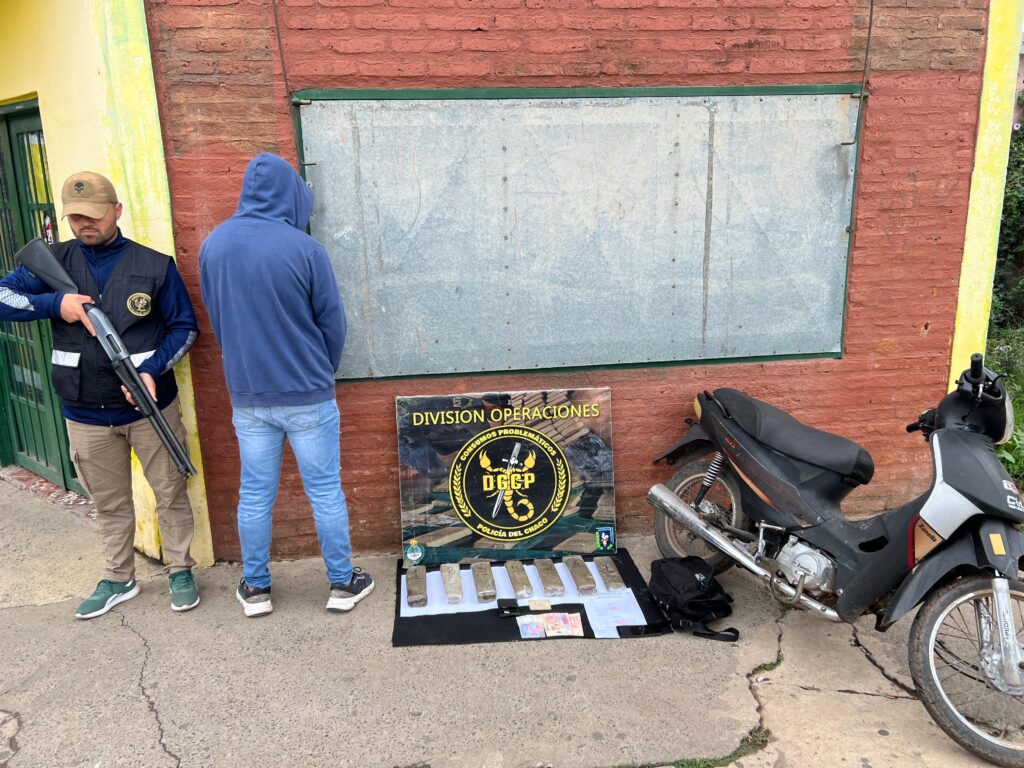 Chaco sigue librando batalla al narcotráfico: secuestran más de 4 kilos de marihuana en las calles de Resistencia