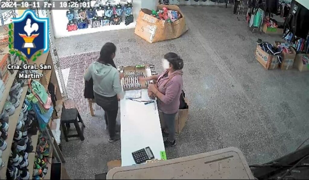 En un descuido del vendedor de un local comercial del interior de Chaco, se llevó ropa y una billetera