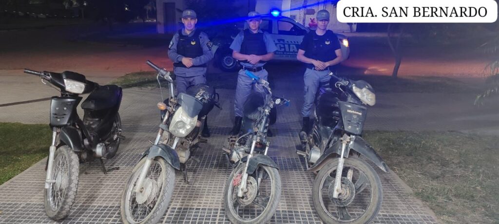 Policía de Chaco secuestra un total de 108 motocicletas durante Operativo Generalato en el interior provincial