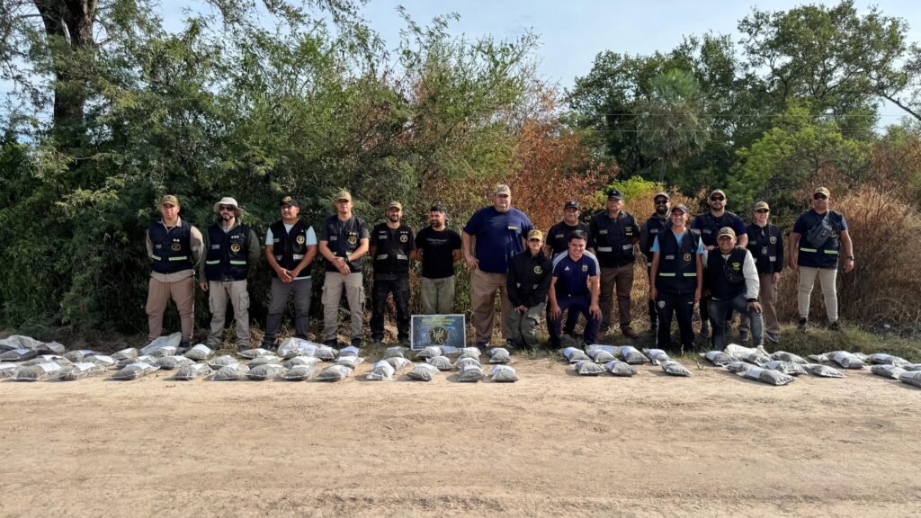 Policía de Chaco incautó más de 50 kilos de marihuana en el interior provincial