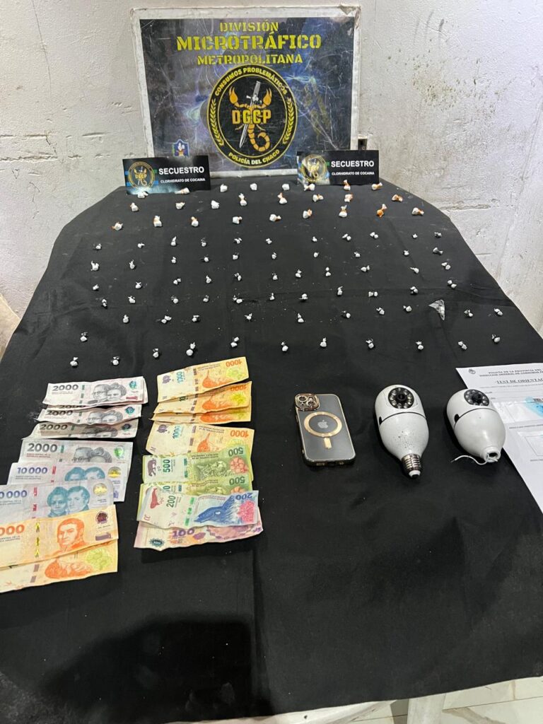 Allanamiento en un barrio de la capital chaqueña: secuestran drogas en un operativo antidrogas