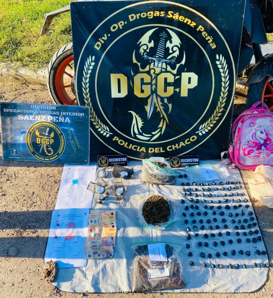Operativo Prevencional en Presidencia de la Plaza: Secuestran Drogas y Dinero en Efectivo
