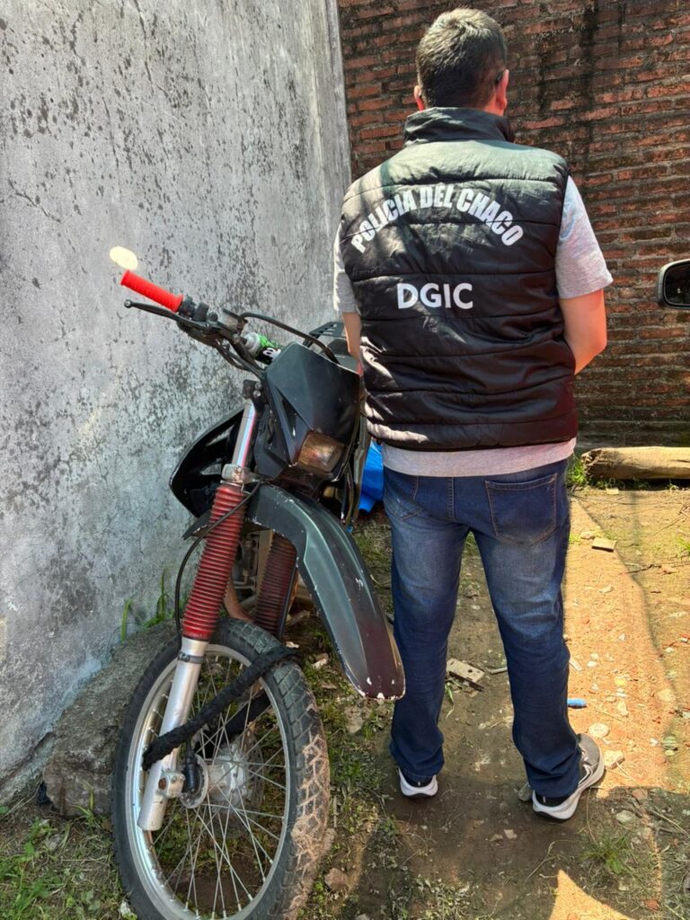 Moto Robada en Chaco fue Incautada en Corrientes