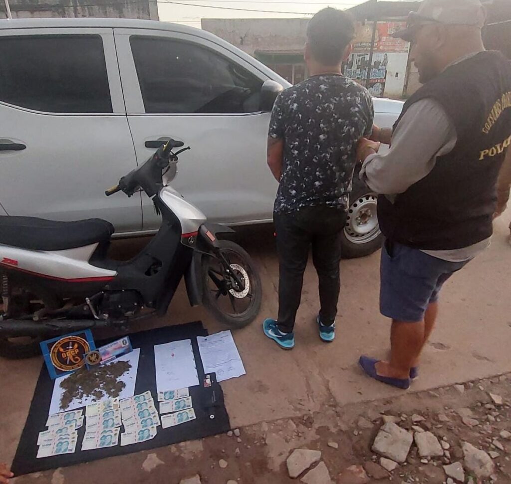 Operativo Antidrogas en San Martín: Incautan Marihuana y Detienen a un Joven que Contaba con Salidas Transitorias de la U7