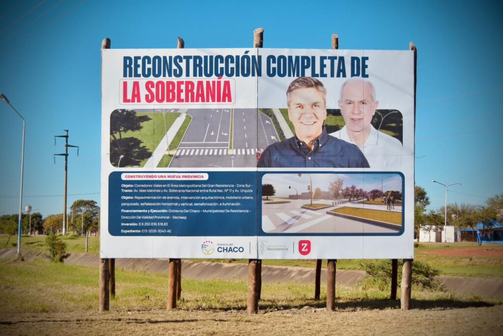 Inversión histórica: Provincia y Municipio pusieron en marcha la reconstrucción de la Avenida Soberanía Nacional