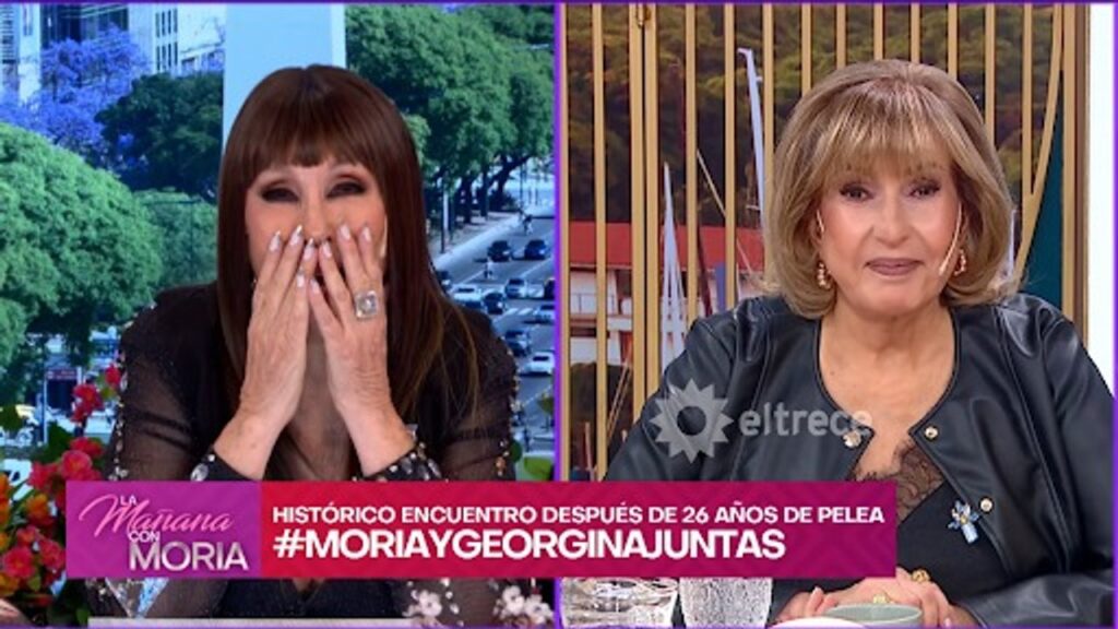 “Lloré mucho sobre tu hombro” y “Nunca te dejé de querer”: el reencuentro de Moria y Georgina Barbarossa