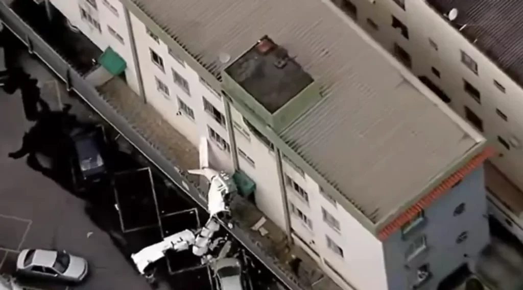 Tragedia aérea en Brasil: una avioneta se estrelló contra un edificio en Belo Horizonte