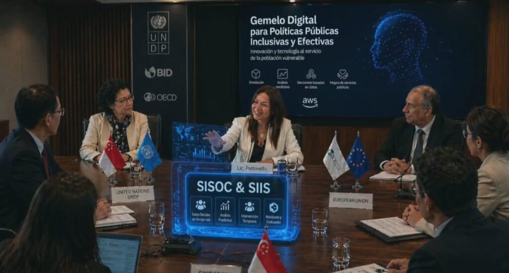 Milei presentó el primer Gemelo Digital Social