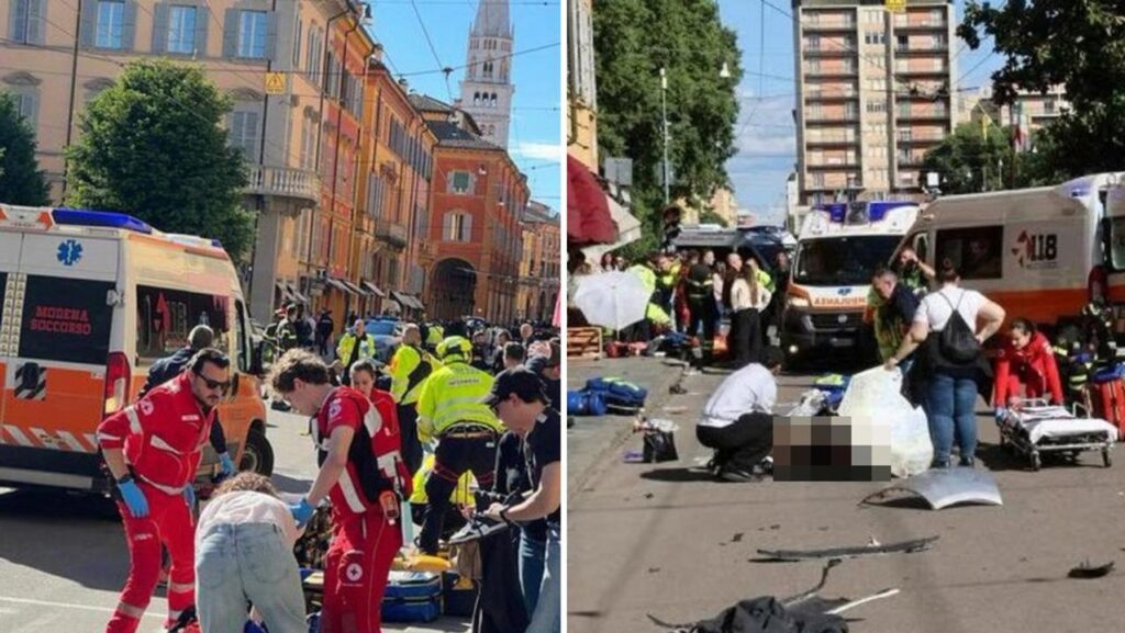 Un auto embistió a una multitud en Italia y hay siete heridos, dos de gravedad