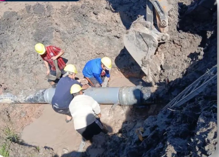 SAMEEP reparó el acueducto Norte y se restableció el servicio en Colonia Benítez y Margarita Belén