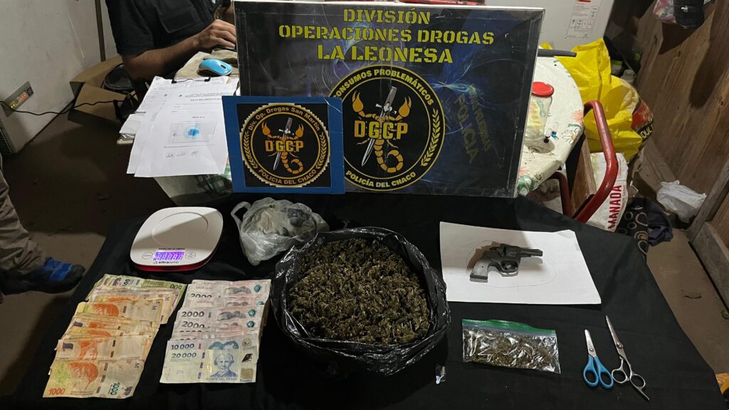 Golpe al narcomenudeo en Las Palmas: allanamientos simultáneos terminan con la detención de“Wili”, secuestro de droga y armas