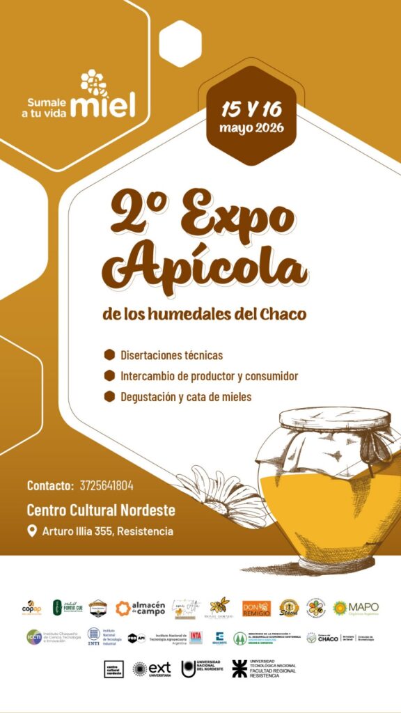 Lanzan oficialmente la 2da Expo Apícola de los Humedales del Chaco en Resistencia