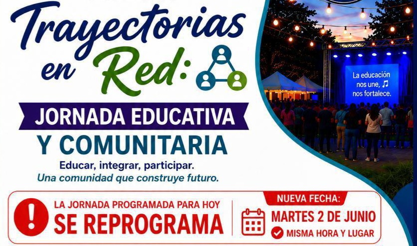 Por el mal tiempo, reprogramaron la jornada «Trayectorias en Red» para el martes 2 de junio