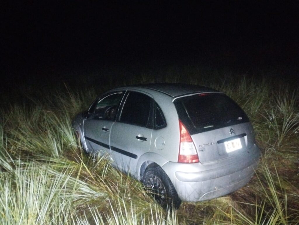 Siniestro vial en Ruta 11: un conductor se durmió al volante y despistó a la altura de Puerto Eva Perón