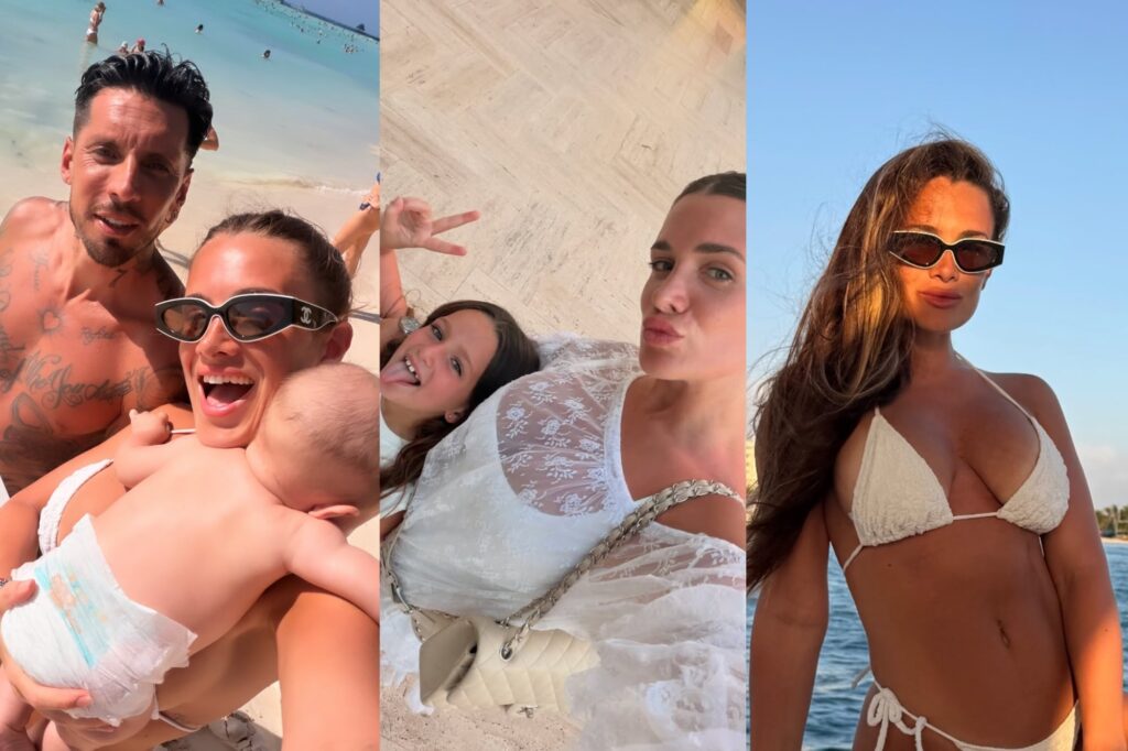 Cami Homs compartió el álbum de fotos de sus paradisíacas vacaciones con José Sosa y sus hijos
