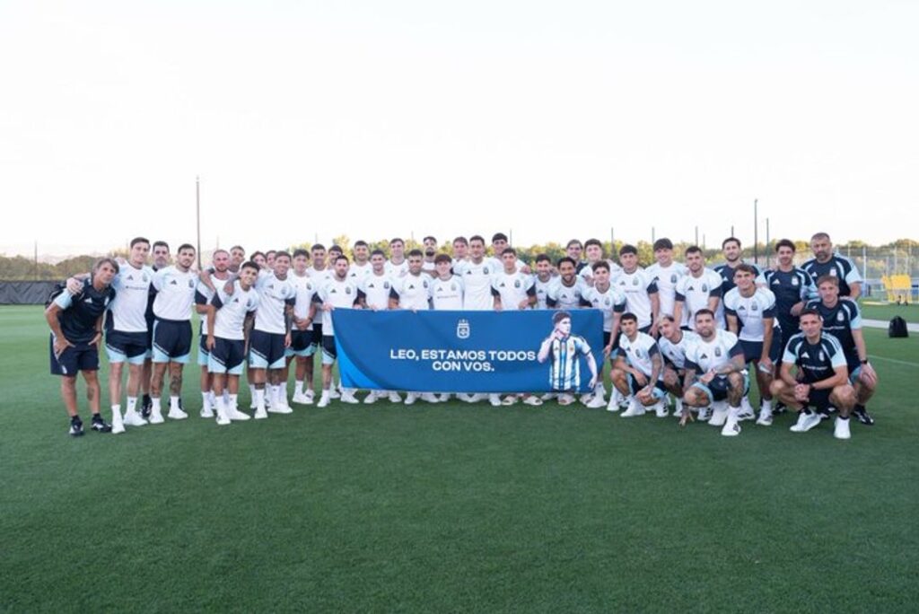El emotivo posteo de la Selección argentina para Balerdi: “Estamos con vos”