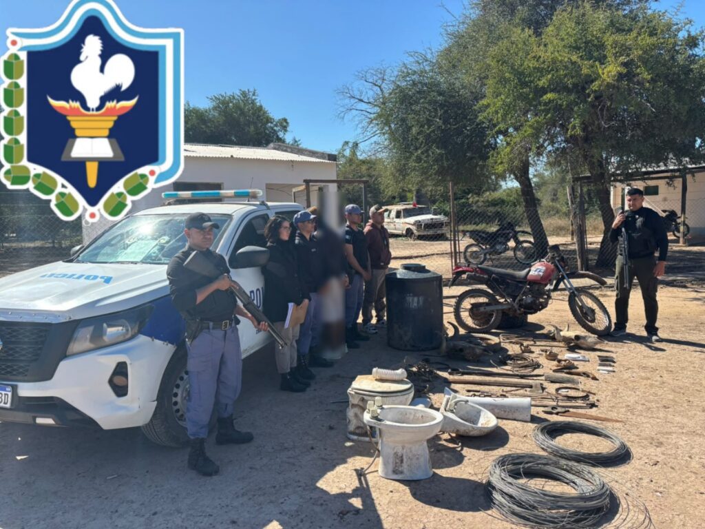 Allanamientos por una causa de robo en El Sauzalito: secuestraron bienes, un arma de fuego y demoraron al presunto autor