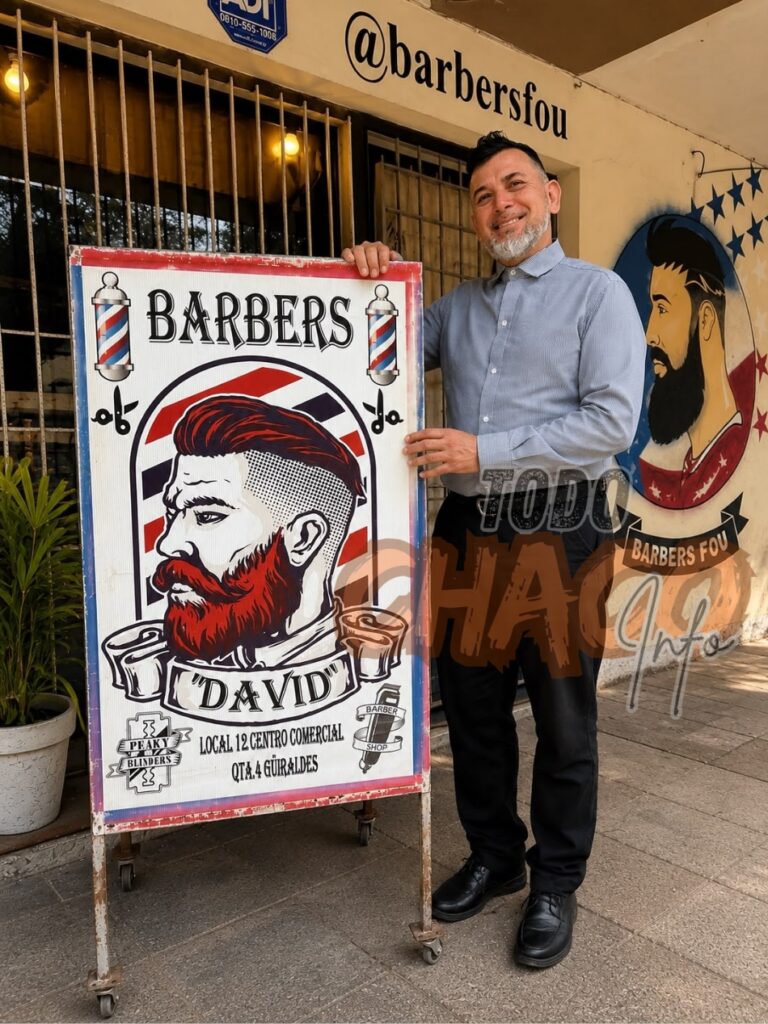 Barrio Güiraldes: La barbería que nació en pandemia y se convirtió en un punto de encuentro para la zona sur de la Capital Chaqueña