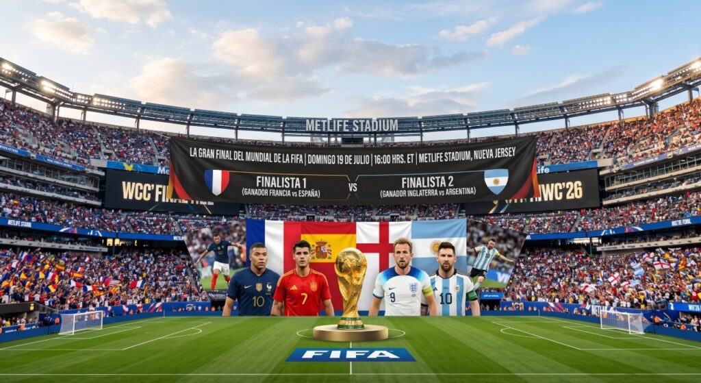 Cuándo se juega la fina del Mundial 2026: fecha, hora y dónde será el partido definitorio