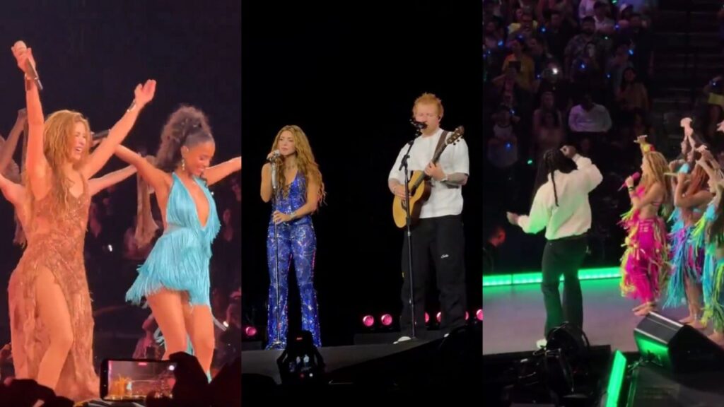 Shakira brilló en Nueva York con invitados especiales: Tyla, Ed Sheeran y Burna Boy