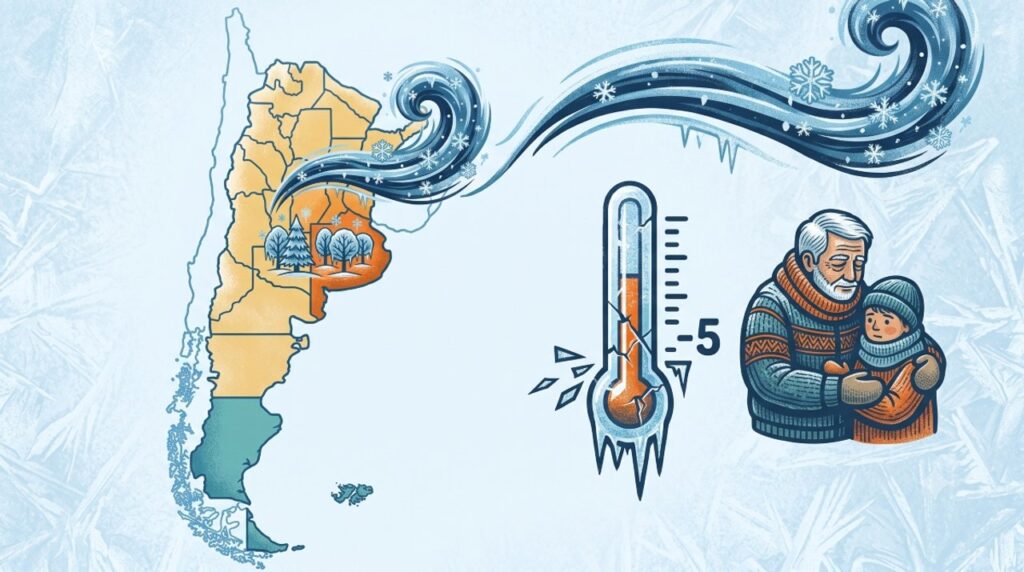 Alerta por frío extremo: temperaturas bajo cero grados en Buenos Aires y la ola polar congela al país