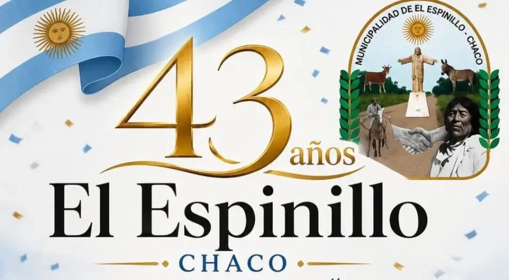 El Espinillo celebra su 43° aniversario con un acto central