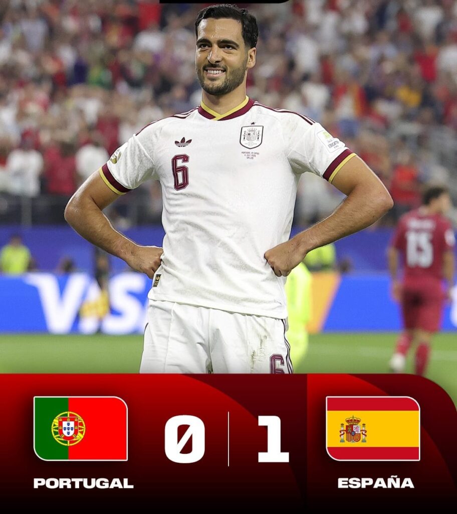 España venció a Portugal y se metió en cuartos de final del Mundial 2026