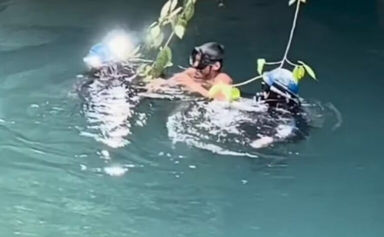 El milagroso rescate de un pescador tras 15 días atrapado en una cueva inundada
