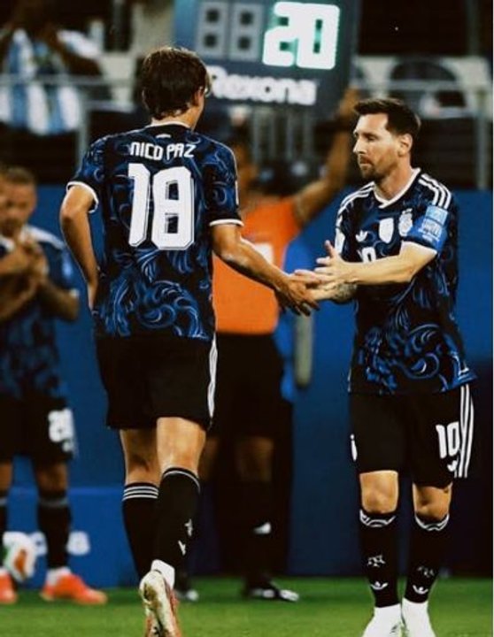 Emotiva despedida de Nico Paz a Messi: «Conseguiste lo que tanto te merecías»