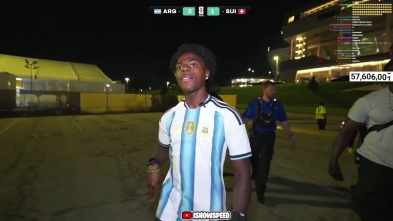 El streamer Speed reacciona en vivo a la muerte de Jorge Messi, padre de Lionel
