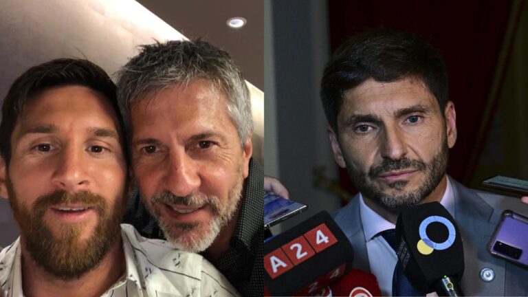Luto en el fútbol: Maximiliano Pullaro se despide de Jorge Messi, padre de Lionel