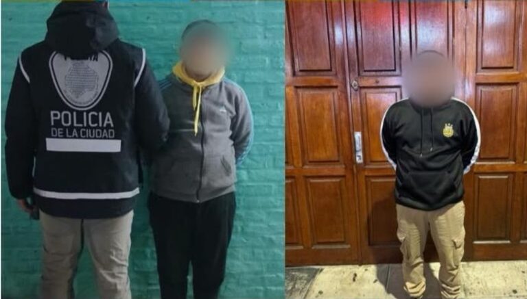Detenidos durante el operativo de seguridad en el partido entre Argentinos Juniors y Racing