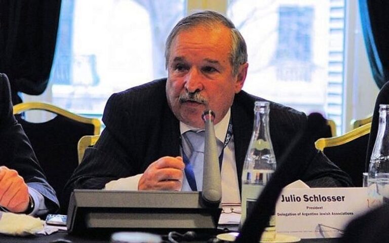 Fallece Julio Schlosser, destacado líder de la comunidad judía en Argentina