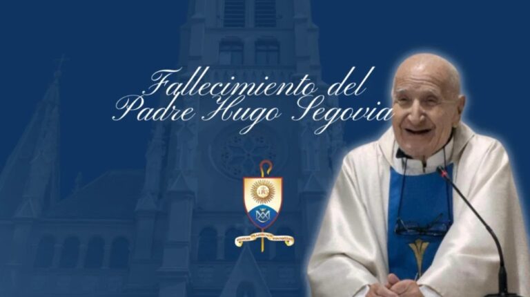 La comunidad religiosa lamenta el fallecimiento del padre Hugo Segovia
