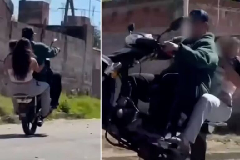 Inseguridad Vial: Realizan ‘wheelie’ con un bebé en brazos y generan indignación