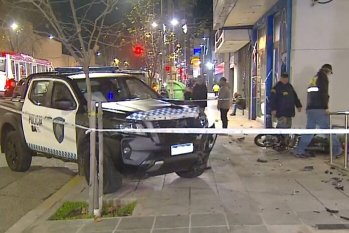 Persecución y choque en Palermo: motociclista herido tras evadir a la Policía