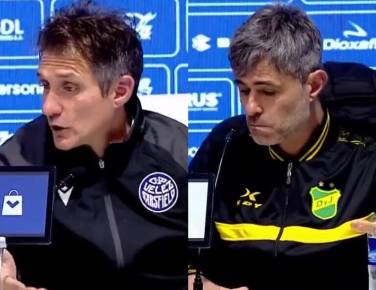 Barros Schelotto y Vaccari aclaran su tenso cruce tras el empate entre Vélez y Defensa