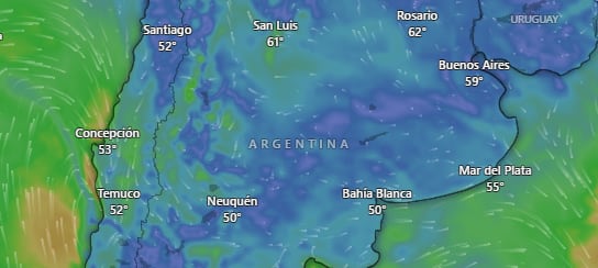 Alerta Amarilla: Frío Extremo y Vientos Fuertes Afectan Varias Provincias