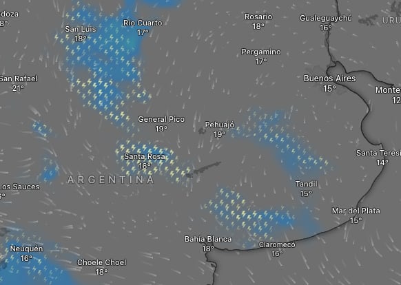 Alerta Meteorológica: Tormentas, Vientos y Nevadas Afectarán Varias Provincias Este Sábado
