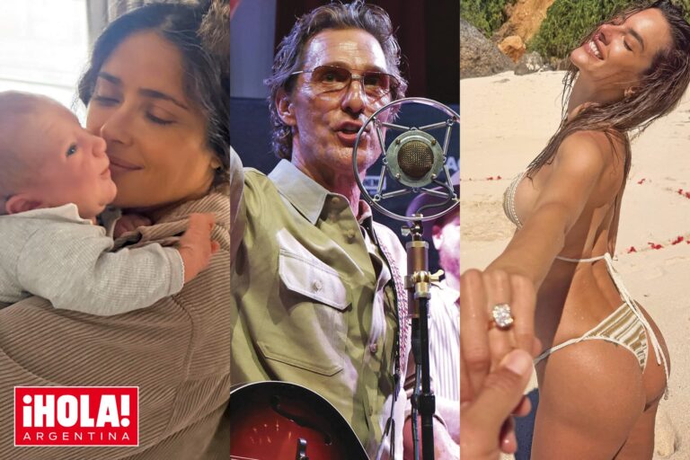 Las celebridades que brillan en la vida familiar: Salma Hayek, Matthew McConaughey y Alessandra Ambrosio