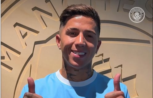 Enzo Fernández elige el icónico número 17 en su llegada al Manchester City